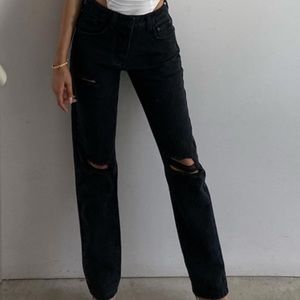 PRINCESS POLLY Hayden Knee Rip Jeans